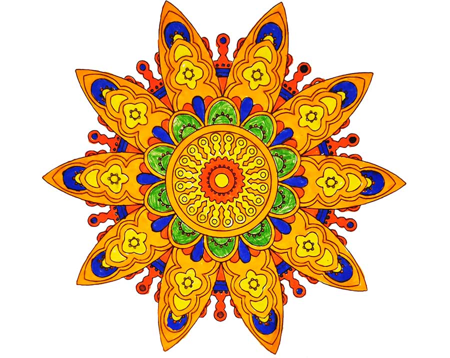 colored Mandala